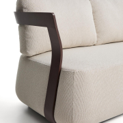 Sofa ogrodowa Tamaris 3 osobowa brązowa Kave Home