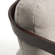 Sofa ogrodowa Tamaris 3 osobowa brązowa Kave Home