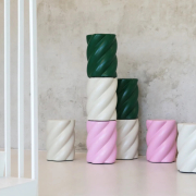 Stołek Marshmallow zielony &k Amsterdam