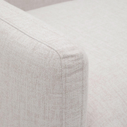 Sofa ogrodowa narożna Sorells beżowa kave home