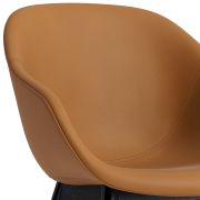 Krzesło AAC 213 czarny dąb - Sense cognac Hay