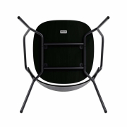 Krzesło Dosina z podłokietnikiem czarny dąb Please Wait to be Seated