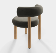 Krzesło Fat Natural Wood - Niagara Velvet Tom Dixon