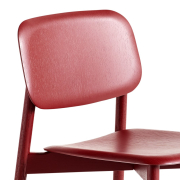 Krzesło Soft Edge 60 bordowe HAY