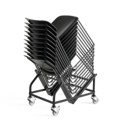Krzesło Soft Edge 60 naturalny dąb - Sense black HAY