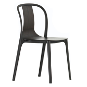 Krzesło Belleville wood ciemny dąb Vitra