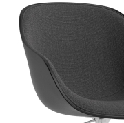 Krzesło biurowe AAC252 tapicerowane Canvas - black HAY