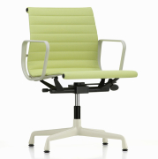 Krzesło biurowe Aluminium EA 132 tkanina Track lime - podstawa szara Vitra