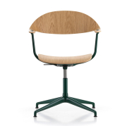 Krzesło biurowe Mynt Plywood - zielone Vitra