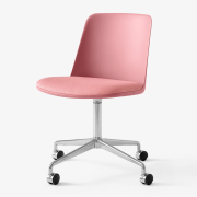 Krzesło biurowe Rely HW22 Soft Pink - Vidar 0622 Andtradition