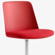 Krzesło biurowe Rely HW22 Vermillion Red - Hallingdal 680 Andtradition