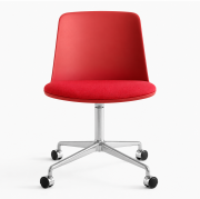 Krzesło biurowe Rely HW22 Vermillion Red - Hallingdal 680 Andtradition