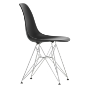 Krzesło Eames Plastic Side Chair RE DSR czarne Vitra