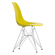 Krzesło Eames Plastic Side Chair RE DSR musztardowe Vitra