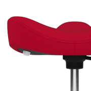 Krzesło ergonomiczne Move Compact czerwone, czarne drewno Varier