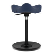 Krzesło ergonomiczne Move Compact granatowe, czarne drewno Varier