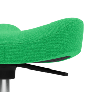 Krzesło ergonomiczne Move Compact zielone, naturalne drewno Varier