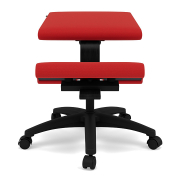 Krzesło ergonomiczne na kółkach Wing czerwone, Revive 634 Varier