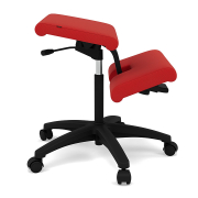 Krzesło ergonomiczne na kółkach Wing czerwone, Revive 634 Varier