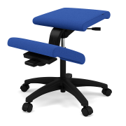 Krzesło ergonomiczne na kółkach Wing niebieskie, Divina 756 Varier