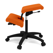 Krzesło ergonomiczne na kółkach Wing pomarańczowe, Divina 526 Varier