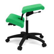 Krzesło ergonomiczne na kółkach Wing zielone, Vidar 0932 Varier