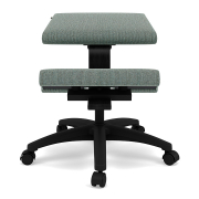 Krzesło ergonomiczne na kółkach Wing Petrol, Re-wool 868 Varier