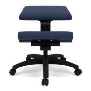 Krzesło ergonomiczne na kółkach Wing granatowe, Revive 774 Varier