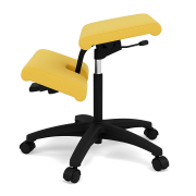 Krzesło ergonomiczne na kółkach Wing żółte, Revive 424 Varier