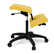 Krzesło ergonomiczne na kółkach Wing żółte, Revive 424 Varier