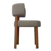 Krzesło Glen orzech, tkanina Kalix Sand Calligaris