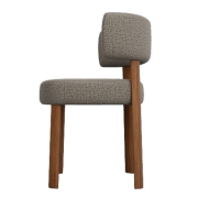 Krzesło Glen orzech, tkanina Kalix Sand Calligaris