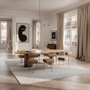 Krzesło Hiro beżowy nubuck 101 Copenhagen
