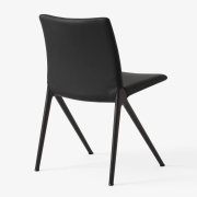 Krzesło Kape IF7 podstawa czarna - tapicerka Noble Leather Andtradition