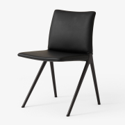 Krzesło Kape IF7 podstawa czarna - tapicerka Noble Leather Andtradition