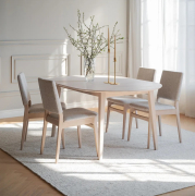 Krzesło Medford bielony dąb Rowico