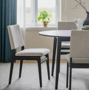 Krzesło Medford brązowy dąb Rowico