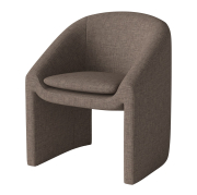 Krzesło Mielo brązowe Bolia