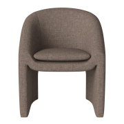 Krzesło Mielo brązowe Bolia