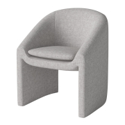 Krzesło Mielo jasnoszare Bolia