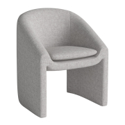 Krzesło Mielo jasnoszare Bolia