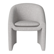 Krzesło Mielo jasnoszare Bolia