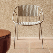 Krzesło ogrodowe Atrani beżowe Kave Home