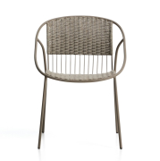 Krzesło ogrodowe Atrani beżowe Kave Home