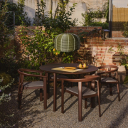 Krzesło ogrodowe Erice brązowe Kave Home