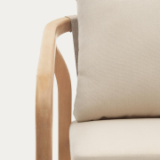 Krzesło ogrodowe Malaret beżowe Kave Home