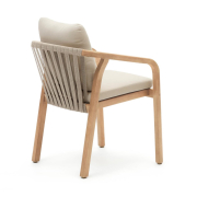 Krzesło ogrodowe Malaret beżowe Kave Home