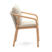 Krzesło ogrodowe Malaret beżowe Kave Home