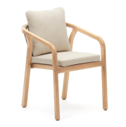 Krzesło ogrodowe Malaret beżowe Kave Home