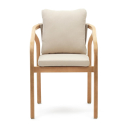 Krzesło ogrodowe Malaret beżowe Kave Home